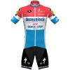 Set Fietsshirt + Korte Koersbroek 2020 Quick-Step Floors Luxemburgs kampioenschap N001